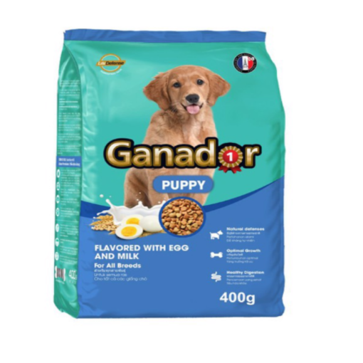 Hạt Ganador Puppy Egg & Milk 400gr