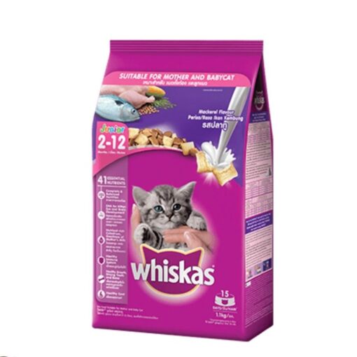 Hạt Whiskas Junior (2-12th) 1Kg