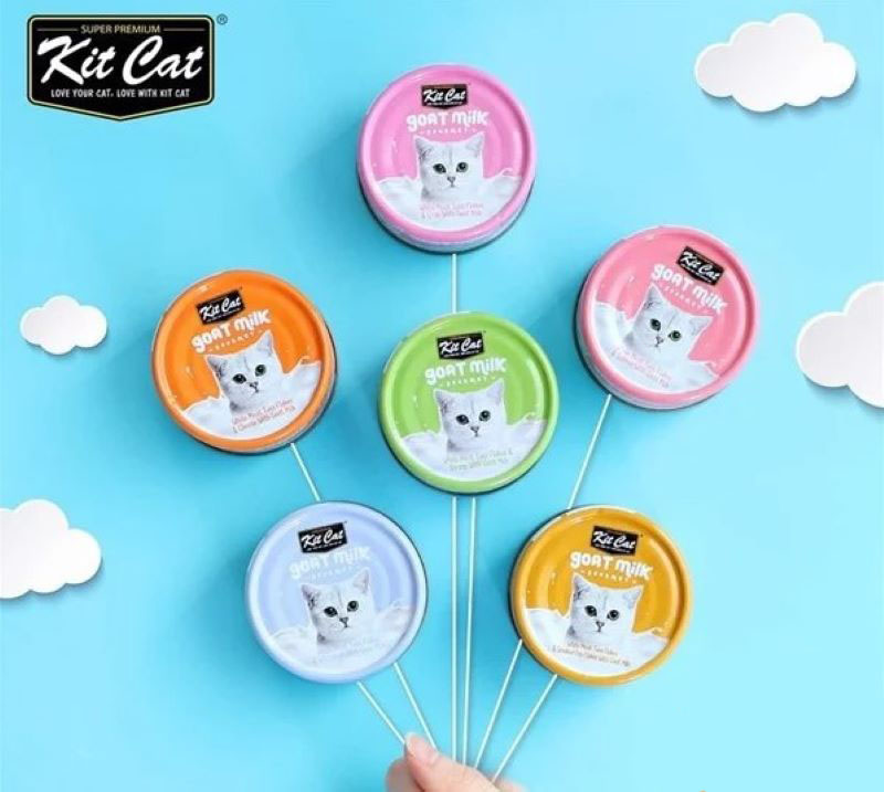 Pate Sữa Dê KiTCaT Lon 70gr