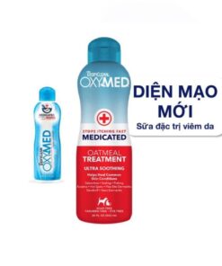 Sữa Tắm Viêm Da Tropiclean Oxymed (592ml)