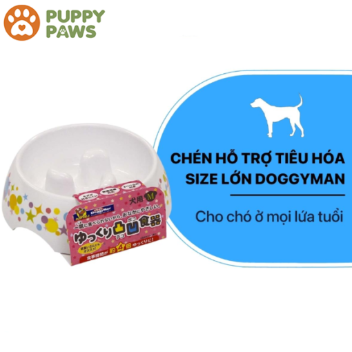 Chén hỗ trợ tiêu hóa size lớn – Doggy man