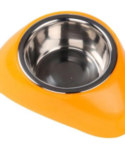 Chén Inox/đế nhựa Melamine S – FEEDING DOG