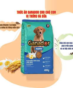 Hạt Ganador Puppy Egg & Milk 400gr