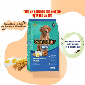 Hạt Ganador Puppy Egg & Milk 400gr