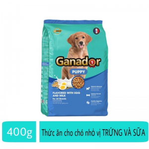 Hạt Ganador Puppy Egg & Milk 400gr