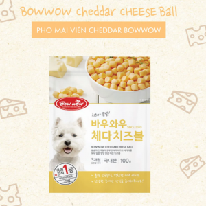 Phô mai viên Bow wow (100gr)